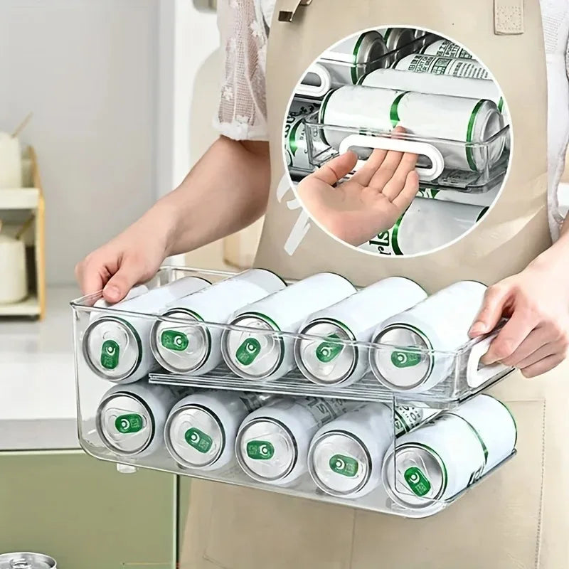 Dispensador de Latas - Soft Organizer - Mais Espaço e Geladeira Organizada