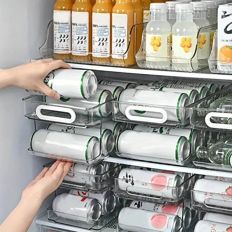 Dispensador de Latas - Soft Organizer - Mais Espaço e Geladeira Organizada